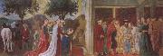 Piero della Francesca Adoration of the Holy Wood and the Meeting of Solomon and the Queen of Sheba Sweden oil painting artist